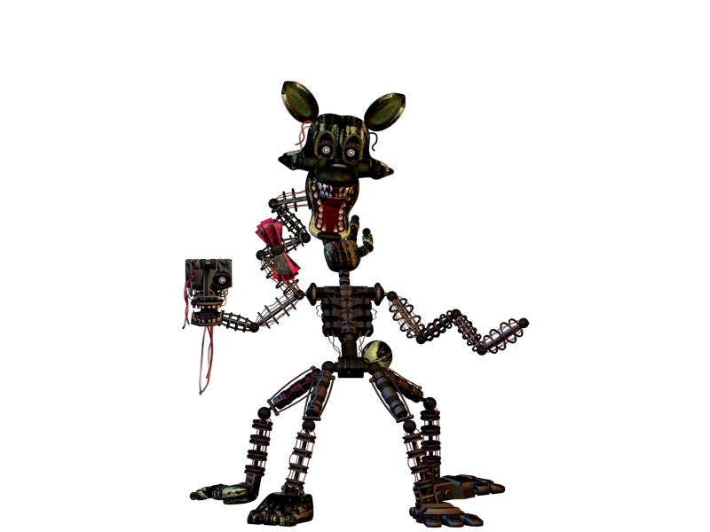 Fnaf 2 Extras: Withered Foxy by WFreddyProductions on DeviantArt