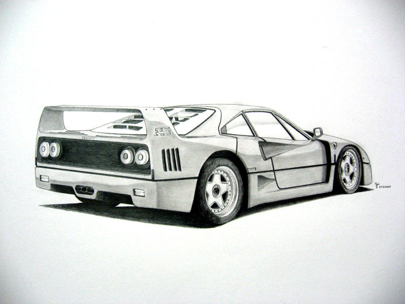 Ferrari F40- by under18carbon on DeviantArt Ferrari F40- by under18carbon on DeviantArt