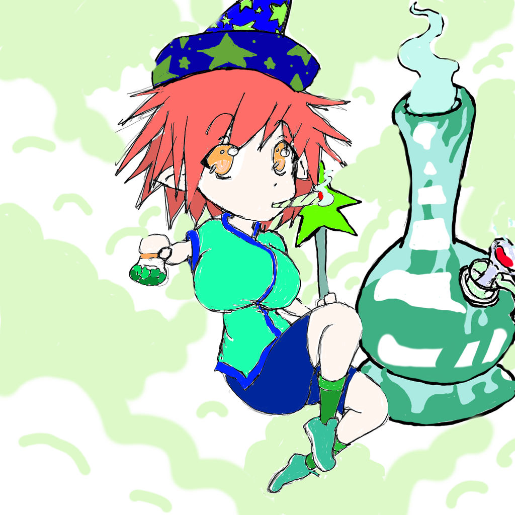 weed magic (oc) by 0x0retro0x0 on DeviantArt