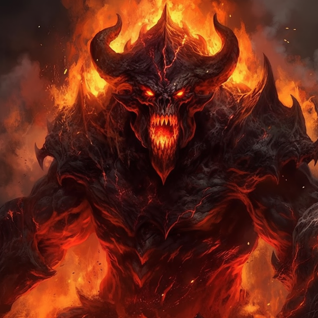 Epic Fire Demon By Codeee On DeviantArt epic-fire-demon-by-codeee-on-deviantart