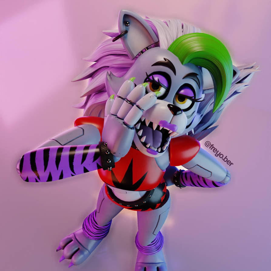 Fnaf Roxy Render Roxy Render by Fr3y0 on DeviantArt