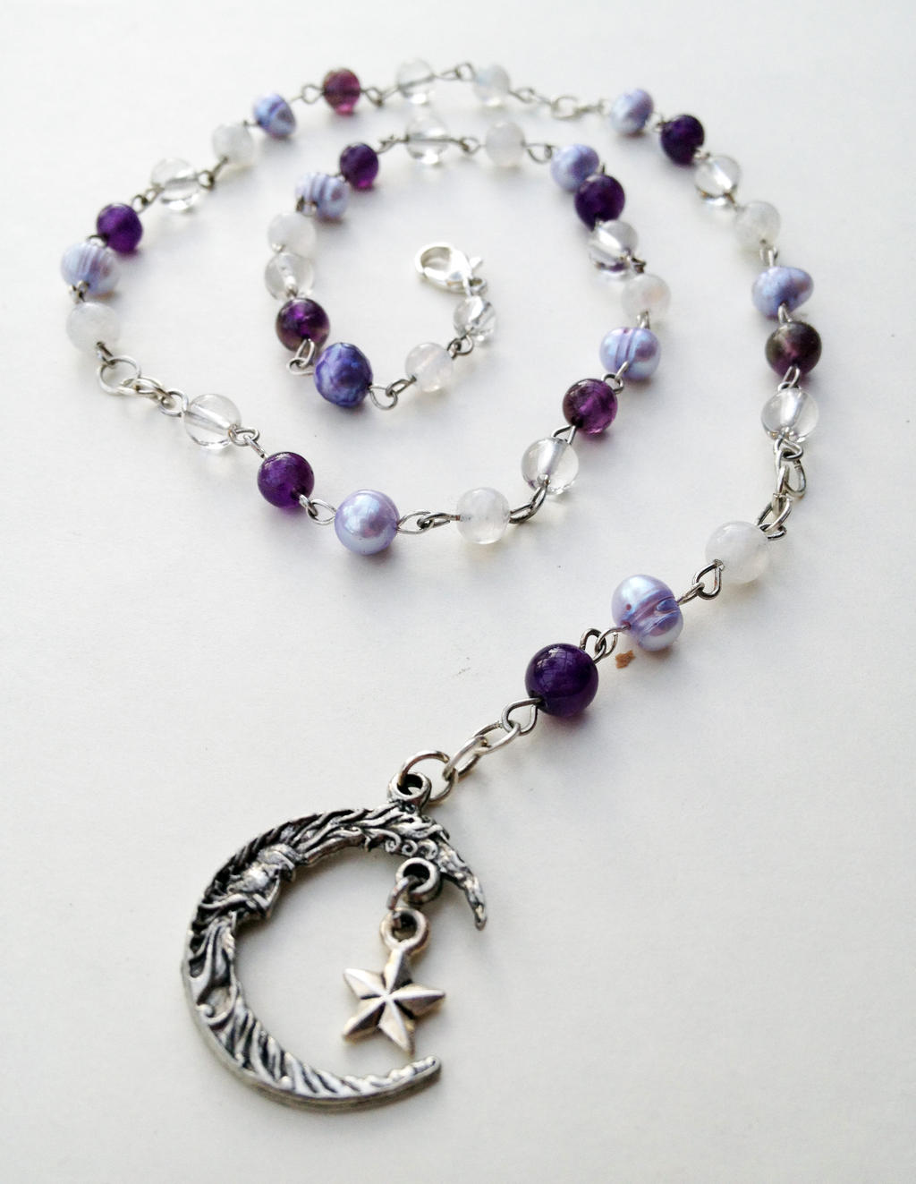 Artemis Pagan Prayer Beads/Rosary/Witch's Ladder