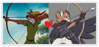 my sketch commission of Disney Robin Hood x Fleet from Dungeons of Aether  at MEFCC 2022 last week by AngerDust on Twitter : r/RivalsOfAether