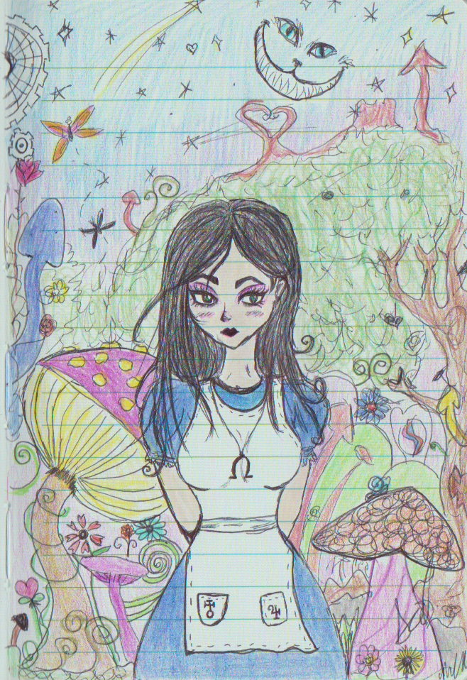 Alice madness returns notebook sketch