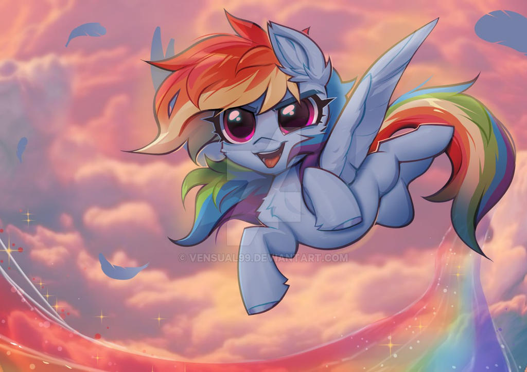 MLP Fan Art Rainbow Dash By Vensual99 On DeviantArt mlp-fan-art-rainbow-dash-by-vensual99-on-deviantart