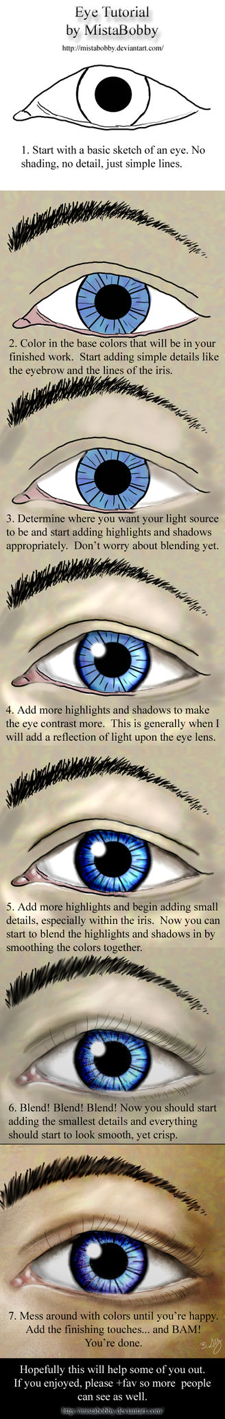 How to Paint Eyes