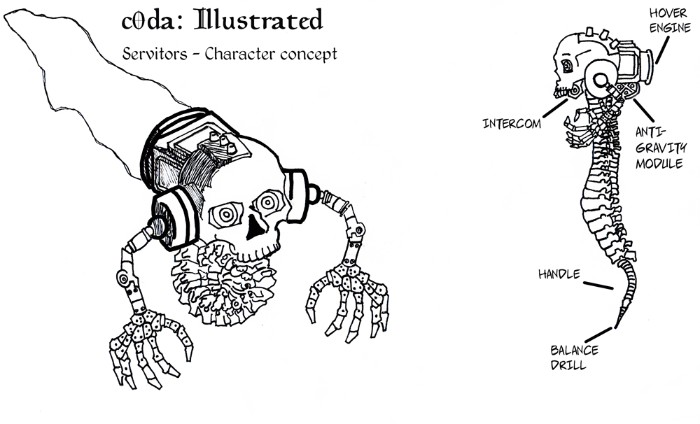 Servitor character concept