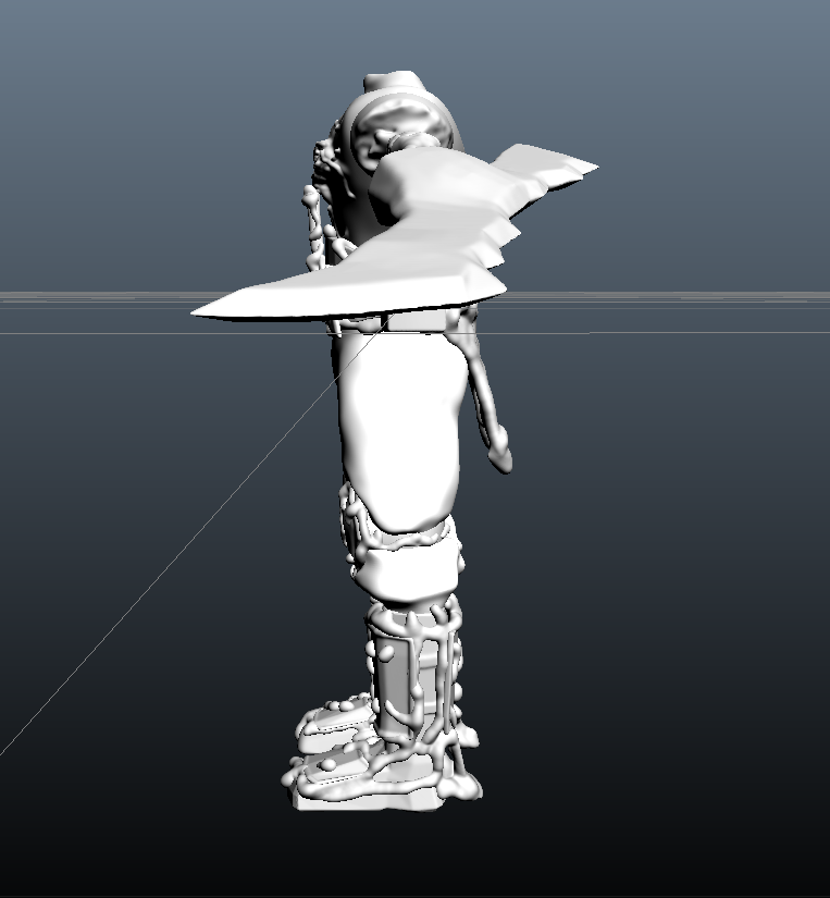 High Def 3D Model - Stage 1 - Left Side