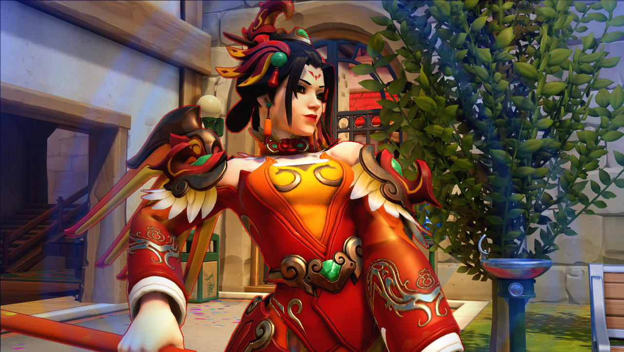 Zhuque Red Zhuque Mercy by Tapem8 on DeviantArt