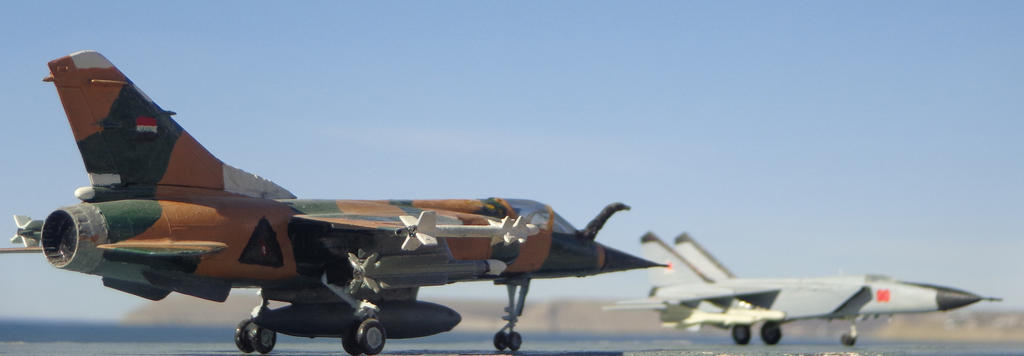 Mirage F1EQ6 and MIG 25