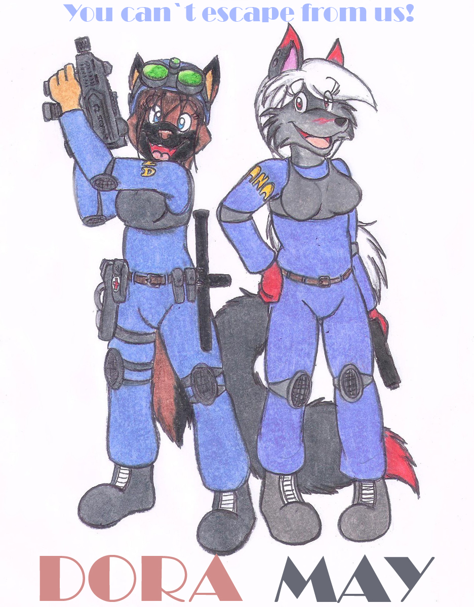 Cute happy police officers! by DingoPatagonico on DeviantArt