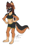 Dora in training suit by Nerostreet X3