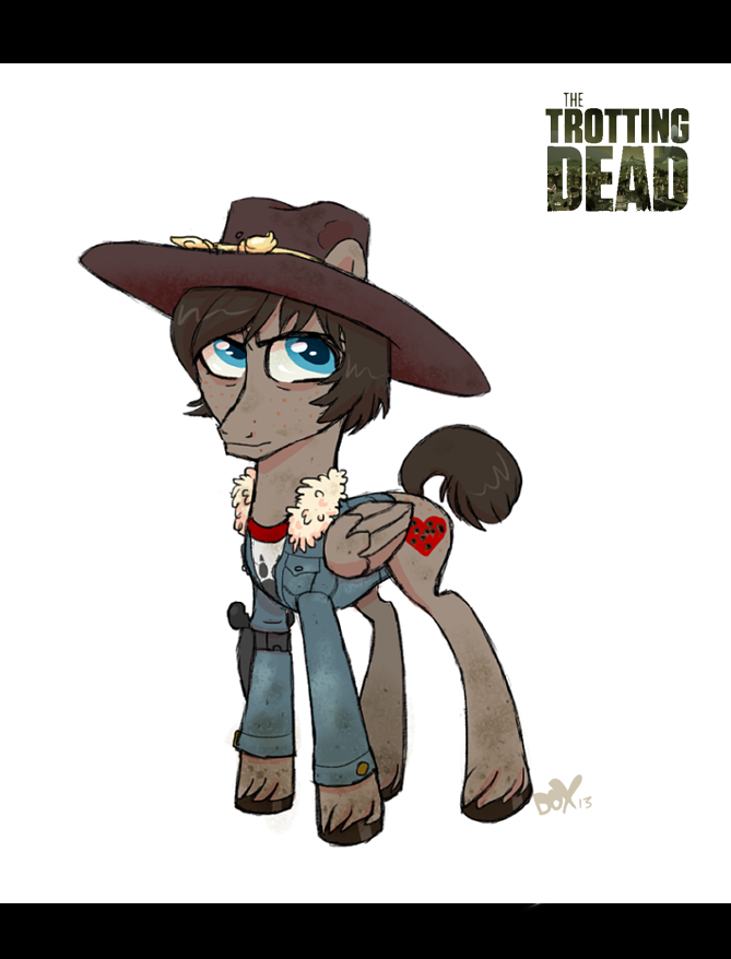 Trotting Dead - Carl Grimes