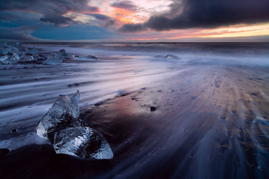 icy beach