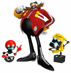 Eggman Orbot and Cubot Sonic Lost World