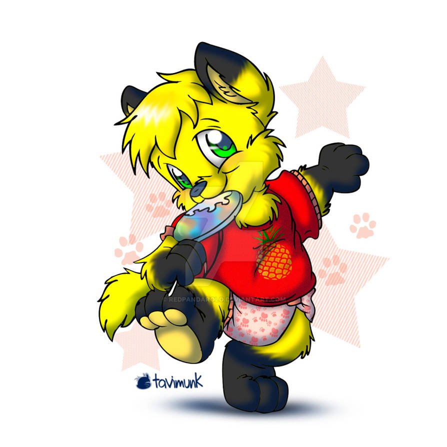 Pink diapers , pineapples and a pop... by RedPandaRolo on DeviantArt