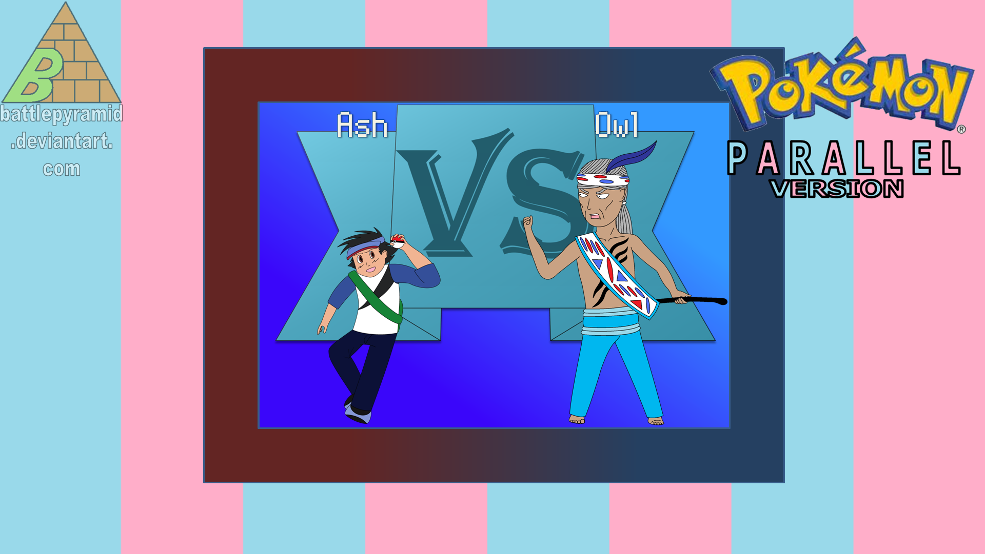 PKMN Parallel - Ash VS Owl