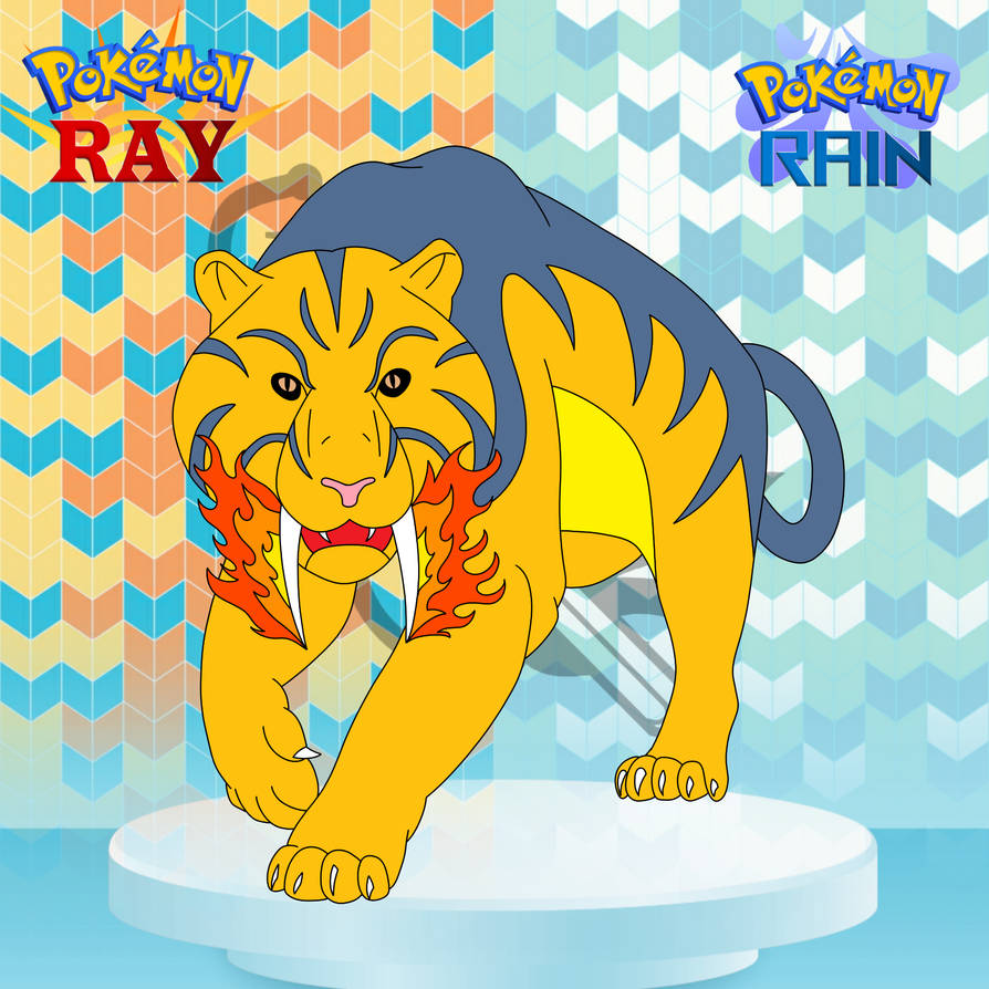 Legendary Pokemon Ray Pokemon Ray and Rain - 008 Flamiodon by BattlePyramid on DeviantArt