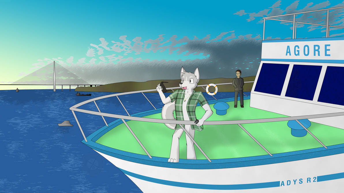 The Ferry Ride - A1 by GeckoZY