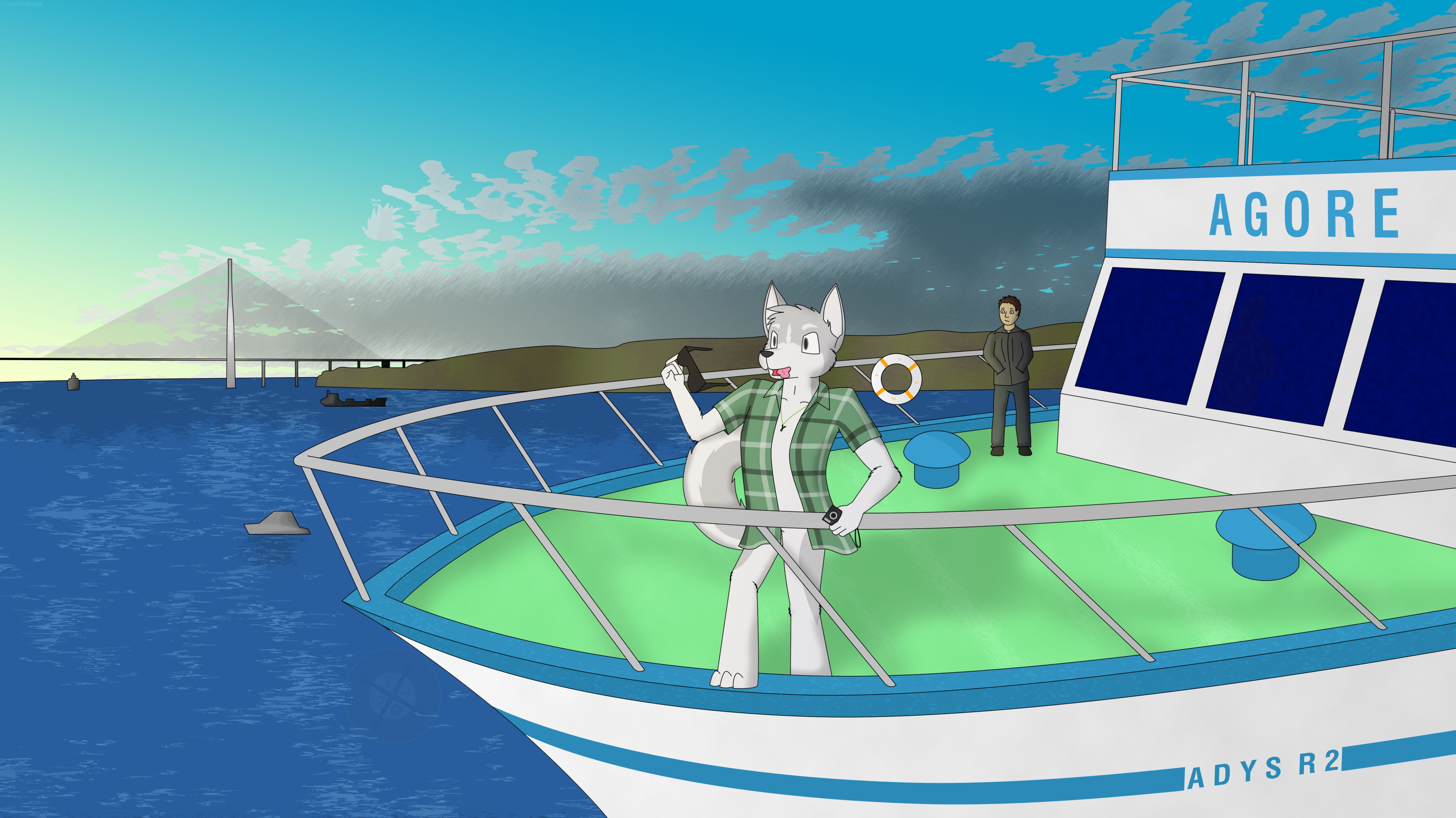 The Ferry Ride - A1 by GeckoZY