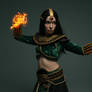 Sorceress Isendra from Diablo 2 Resurrected