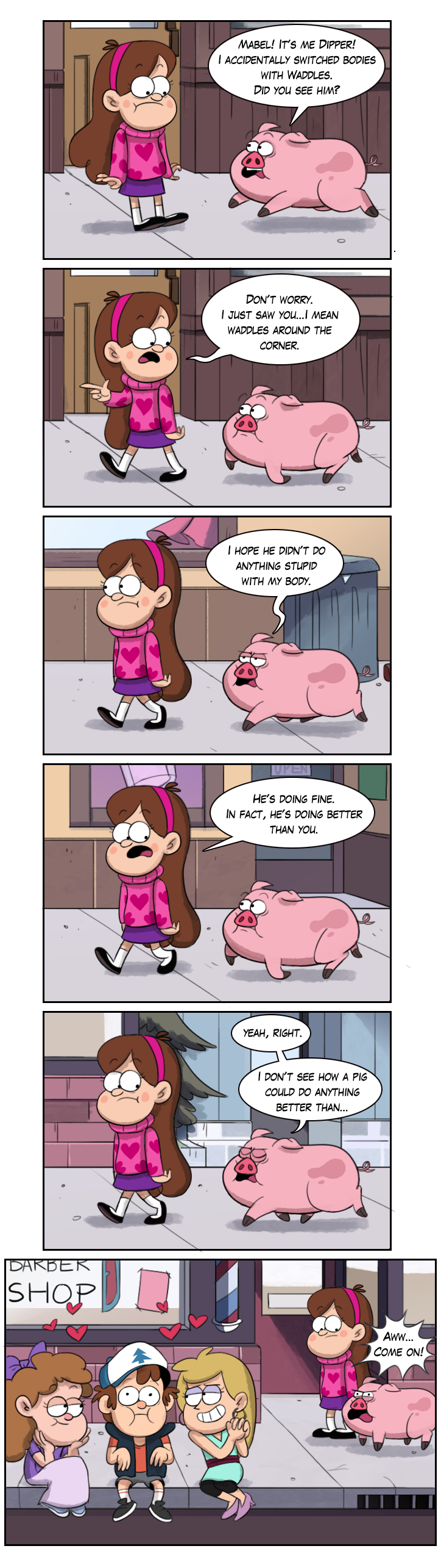 Waddles 1, Dipper 0