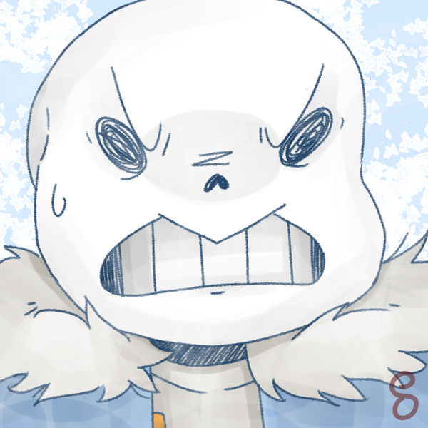 Sans is Angry by Pessaah on DeviantArt
