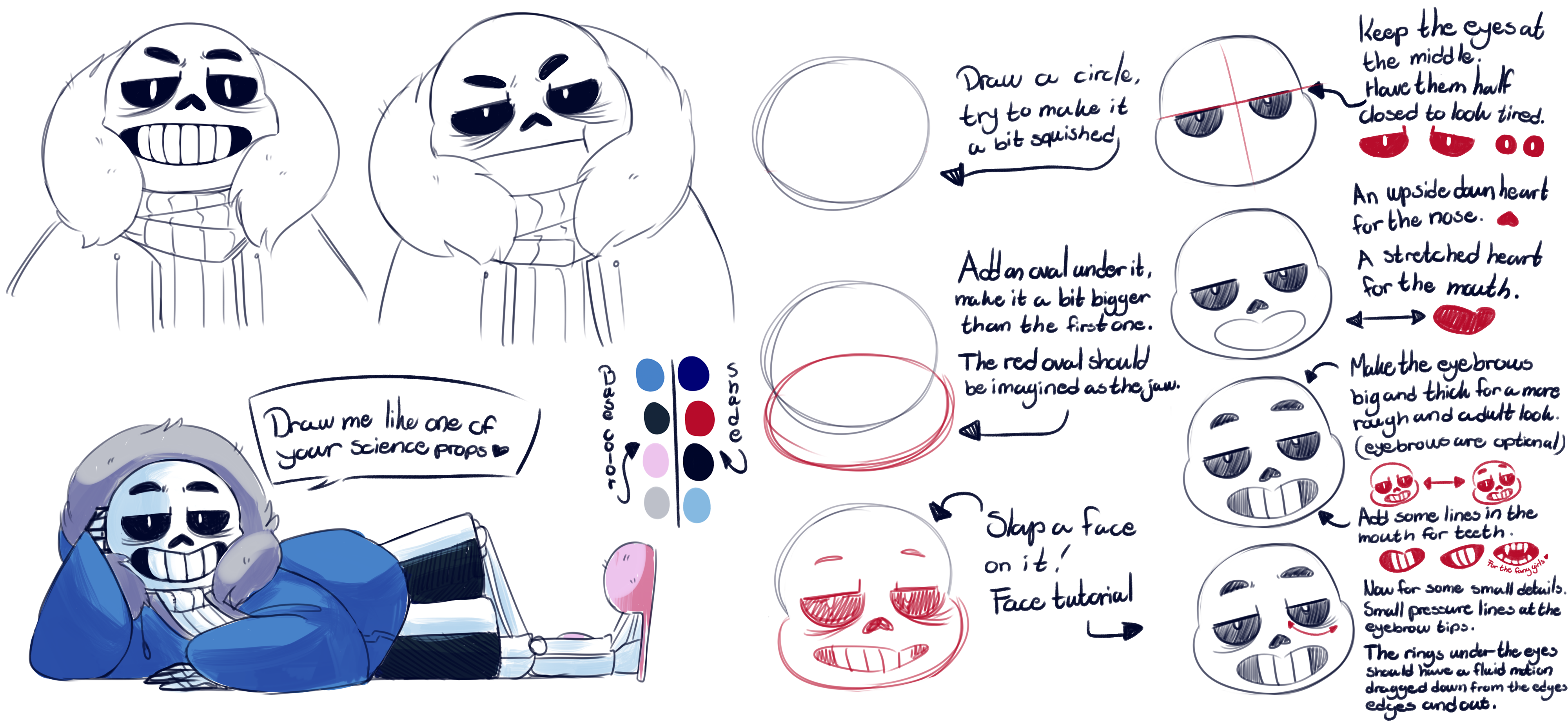 How to Draw Sans (Undertale) - Step by Step Drawing Tutorial 