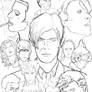 ChangesBowie Poster -lineart-