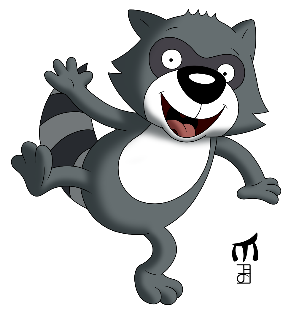 Scootch Racoon Wolf Cute Scootch by Amidnarasu on DeviantArt