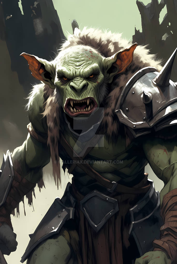 Bugbear Art from Dungeons and Dragons by GalleriaX on DeviantArt
