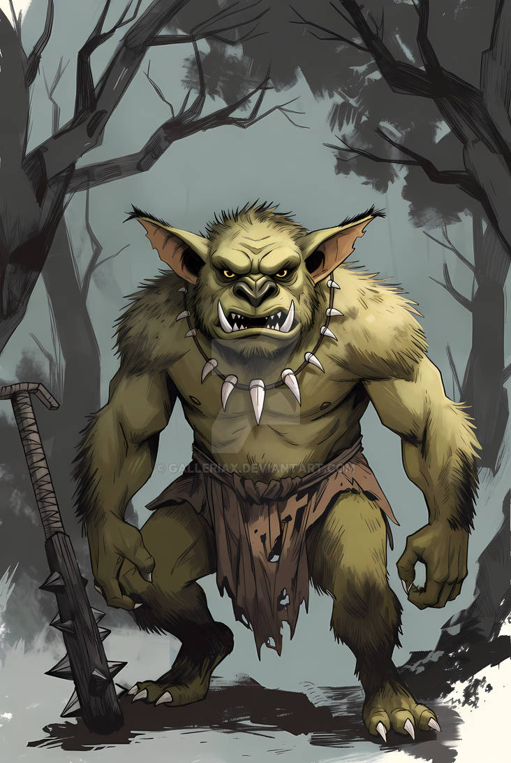 Bugbear Art from Dungeons and Dragons by GalleriaX on DeviantArt