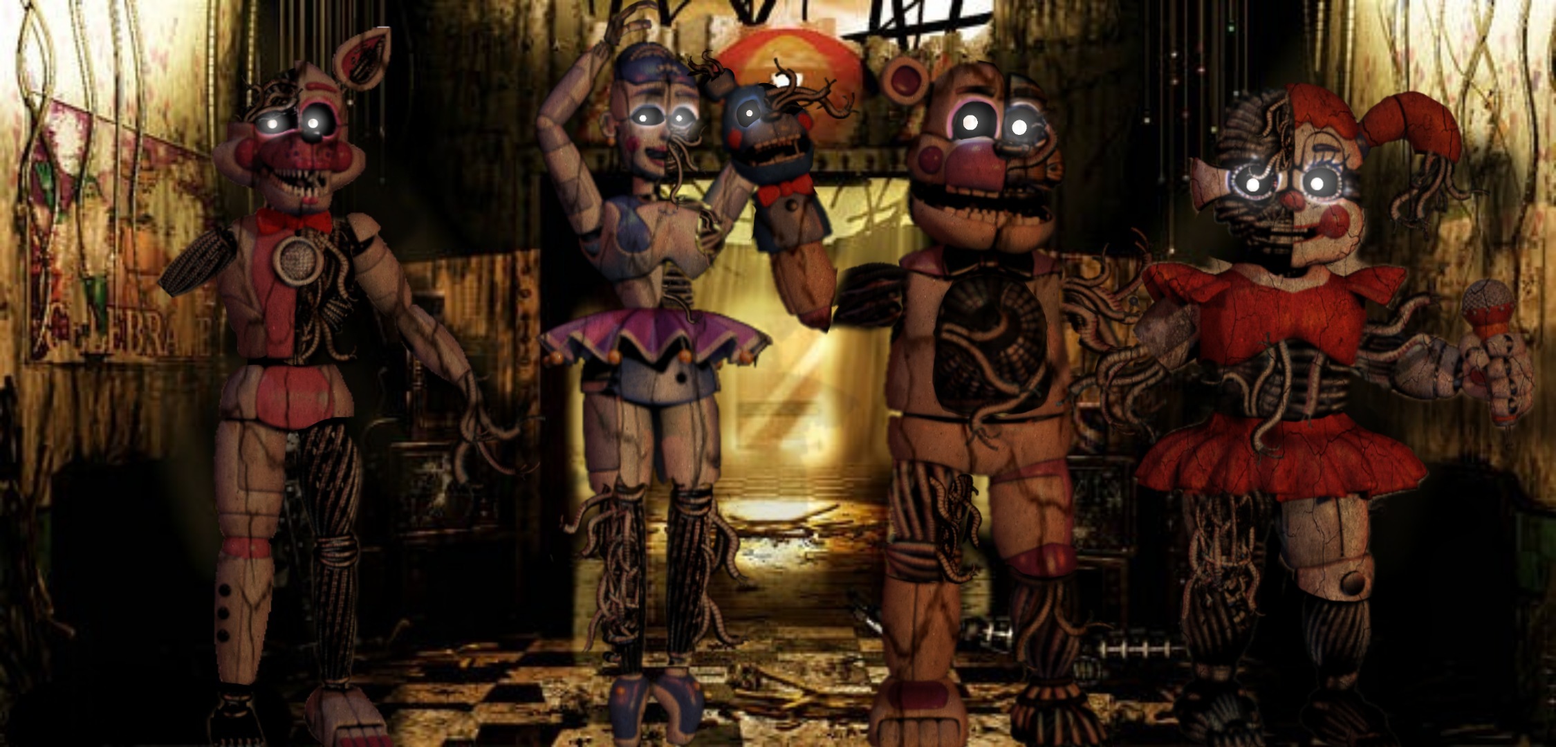 Funtime Animatronics_FNAFSS by DudaSoaresArt on DeviantArt