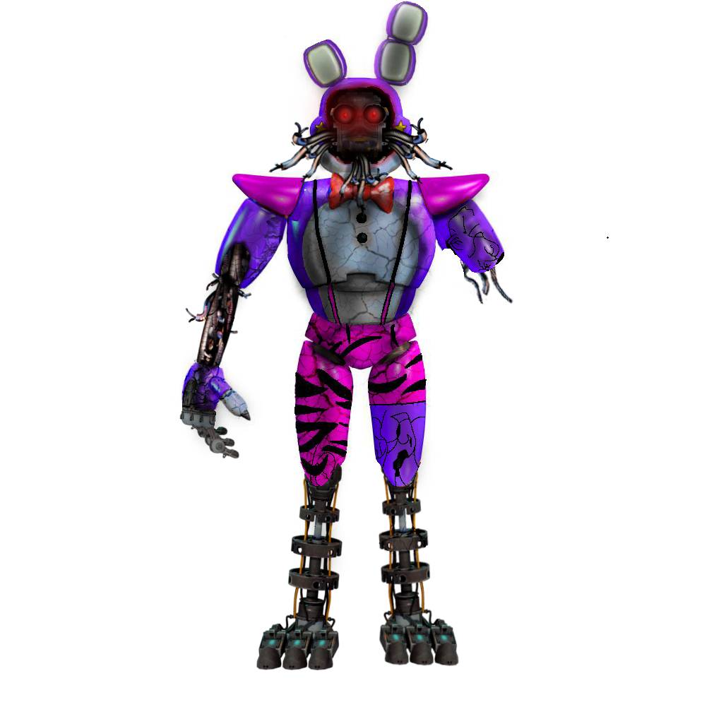 Shattered Glamrock bonnie render!! by darealccc on DeviantArt