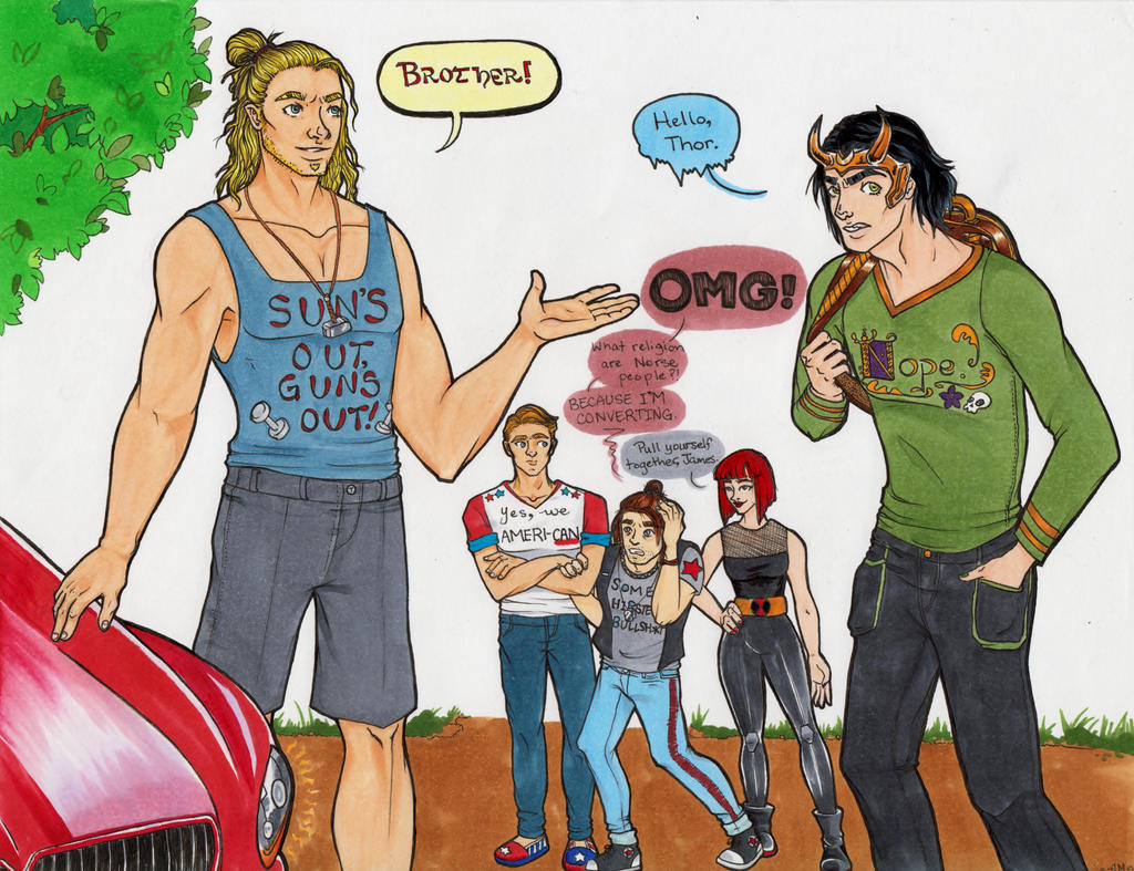 Sun's Out Guns Out by paper-stars