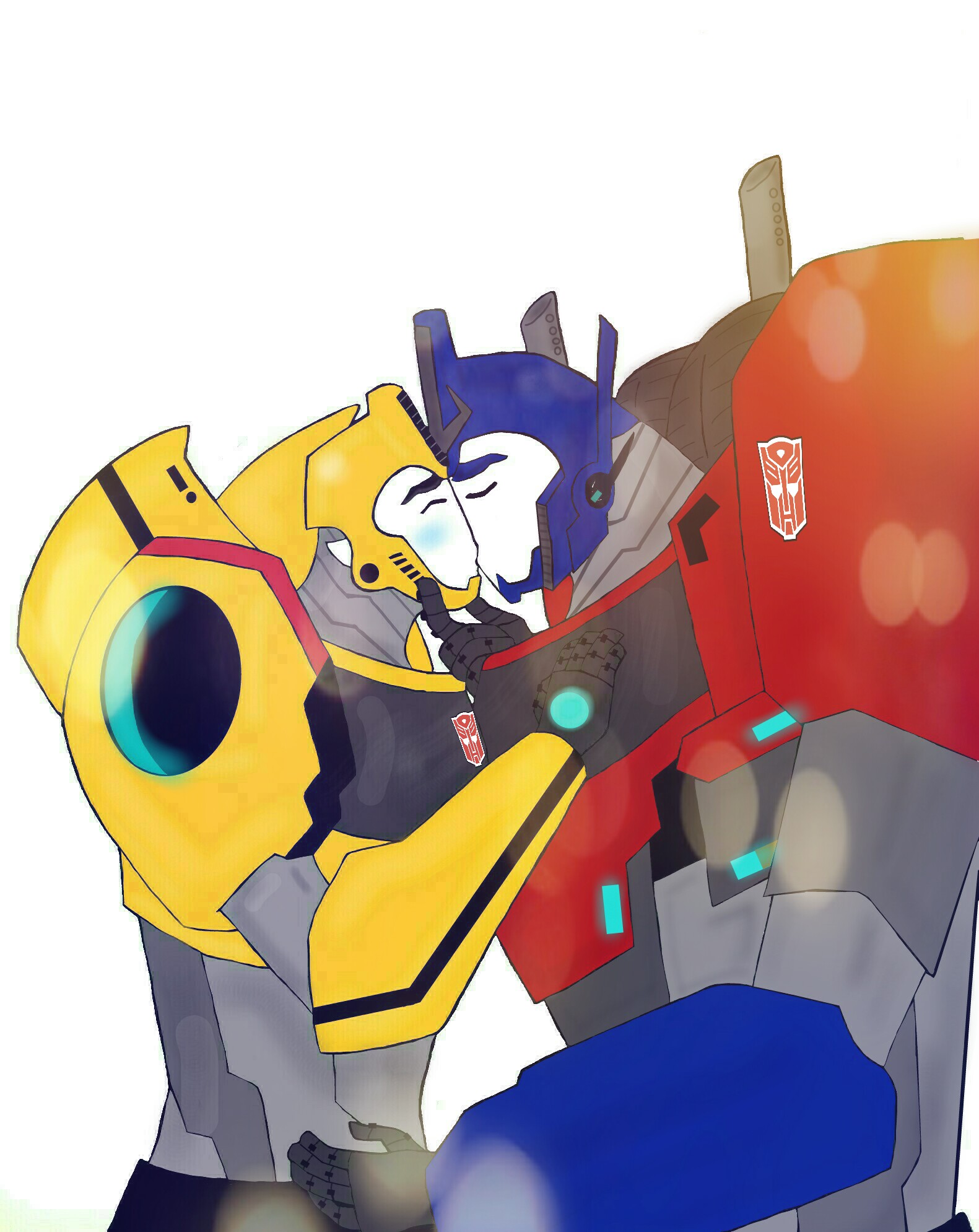 Optimus and Bee