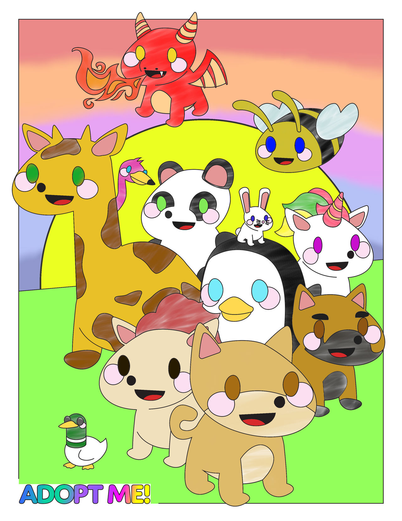 Adopt Me. Deviantart Adopt me colour by FanKidArt on DeviantArt