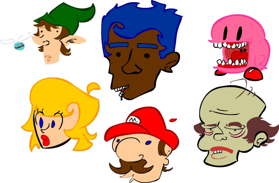 Random Faces by brooxweb on DeviantArt