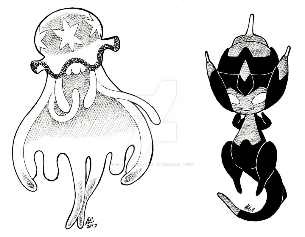 Inktober 17 Ultra Beasts By Fluffytail Zombie On Deviantart Inktober 17 Ultra Beasts By Fluffytail Zombie On Deviantart