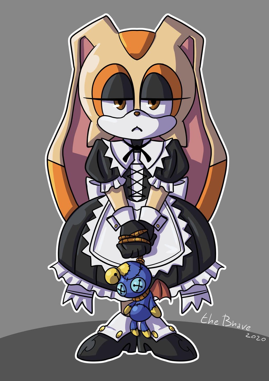 Gothic Cream Rabbit Draw it again 10 - Goth Cream by TheBrave on DeviantArt