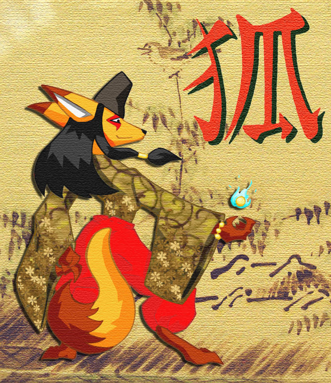 kitsune color by TheBrave on DeviantArt