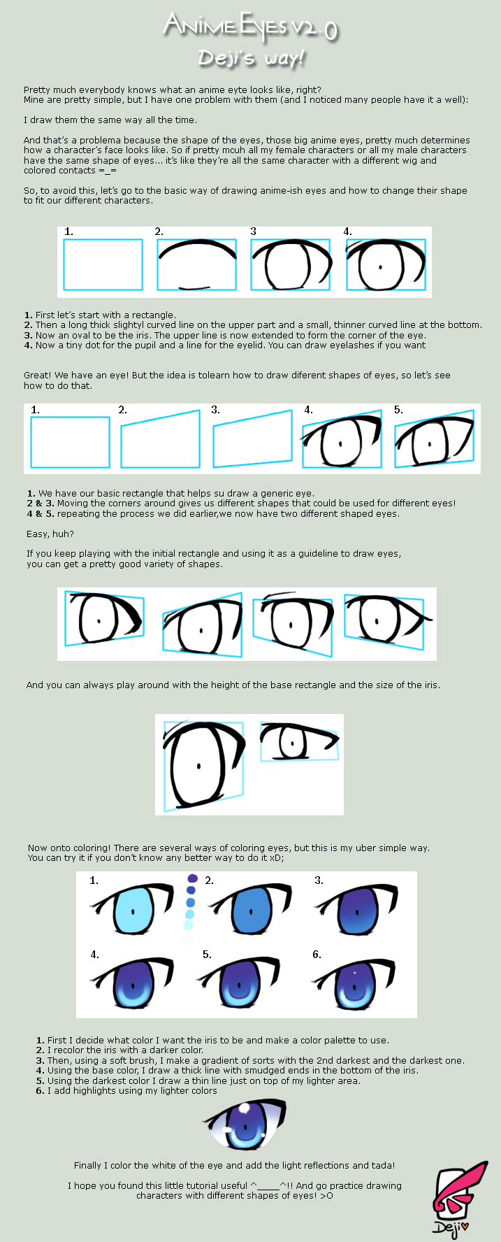 63 PAIRS OF FEMALE ANIME EYES - A Fun Project by aadisart on DeviantArt