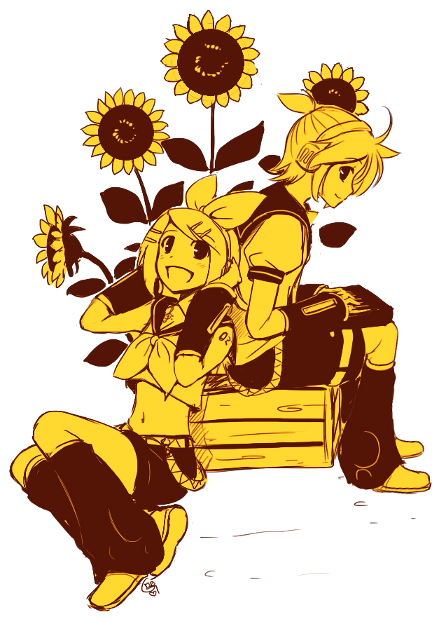 kagamine - sunflowers