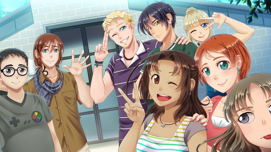 C14 Dating - Title Screen CG by DejiNyucu
