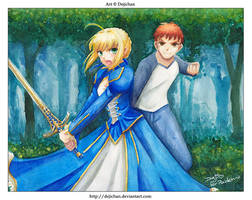 FSN - Saber + Shirou