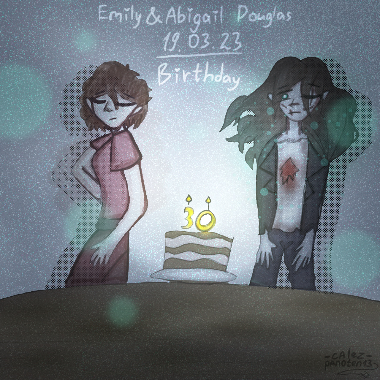 Emily and Abigail Douglas art | Creepypasta OC by Calez-panotenic13 on ...