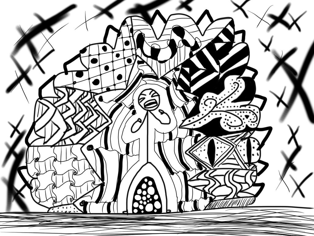 Zentangle rage by krunchyleopard on DeviantArt