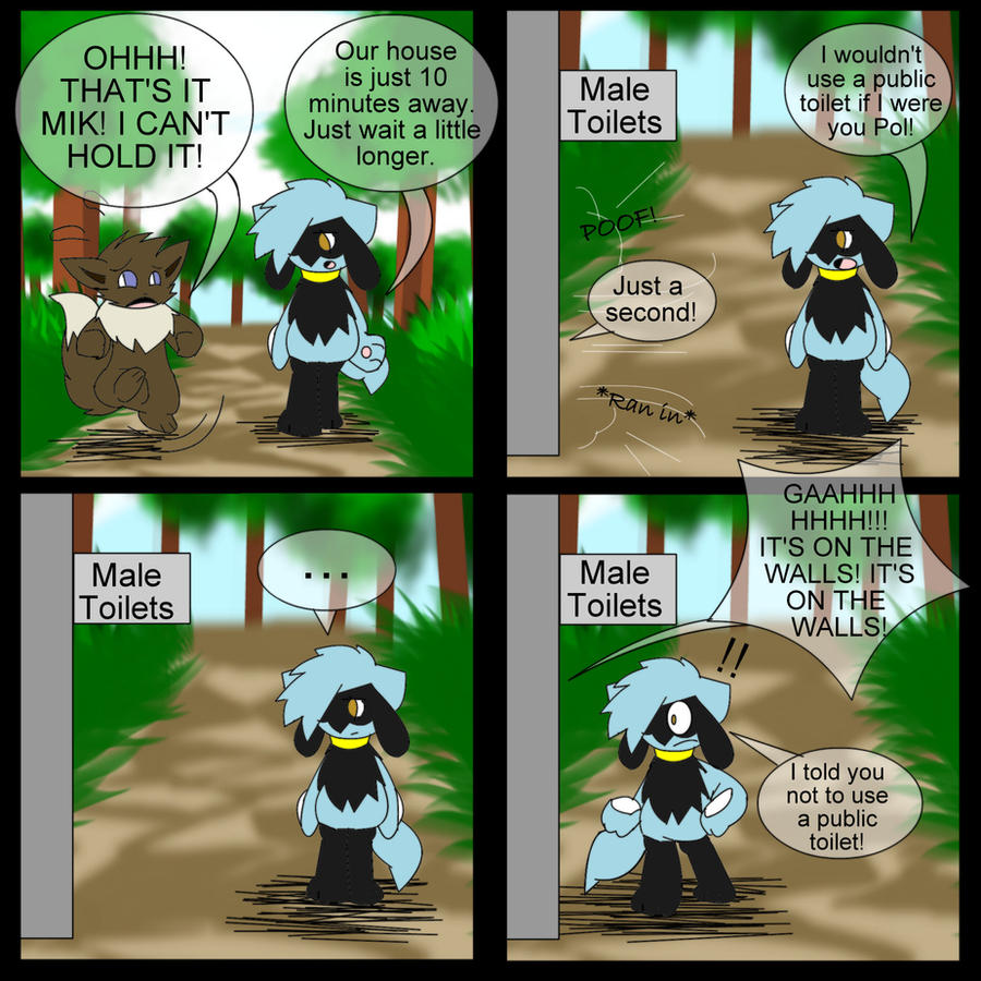 Mik And Pol Comic No 9 I Hate Toilet Humor!