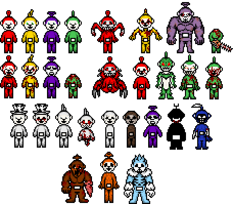 Slendytubbies 2D All Chars by TubbieFLIN on DeviantArt