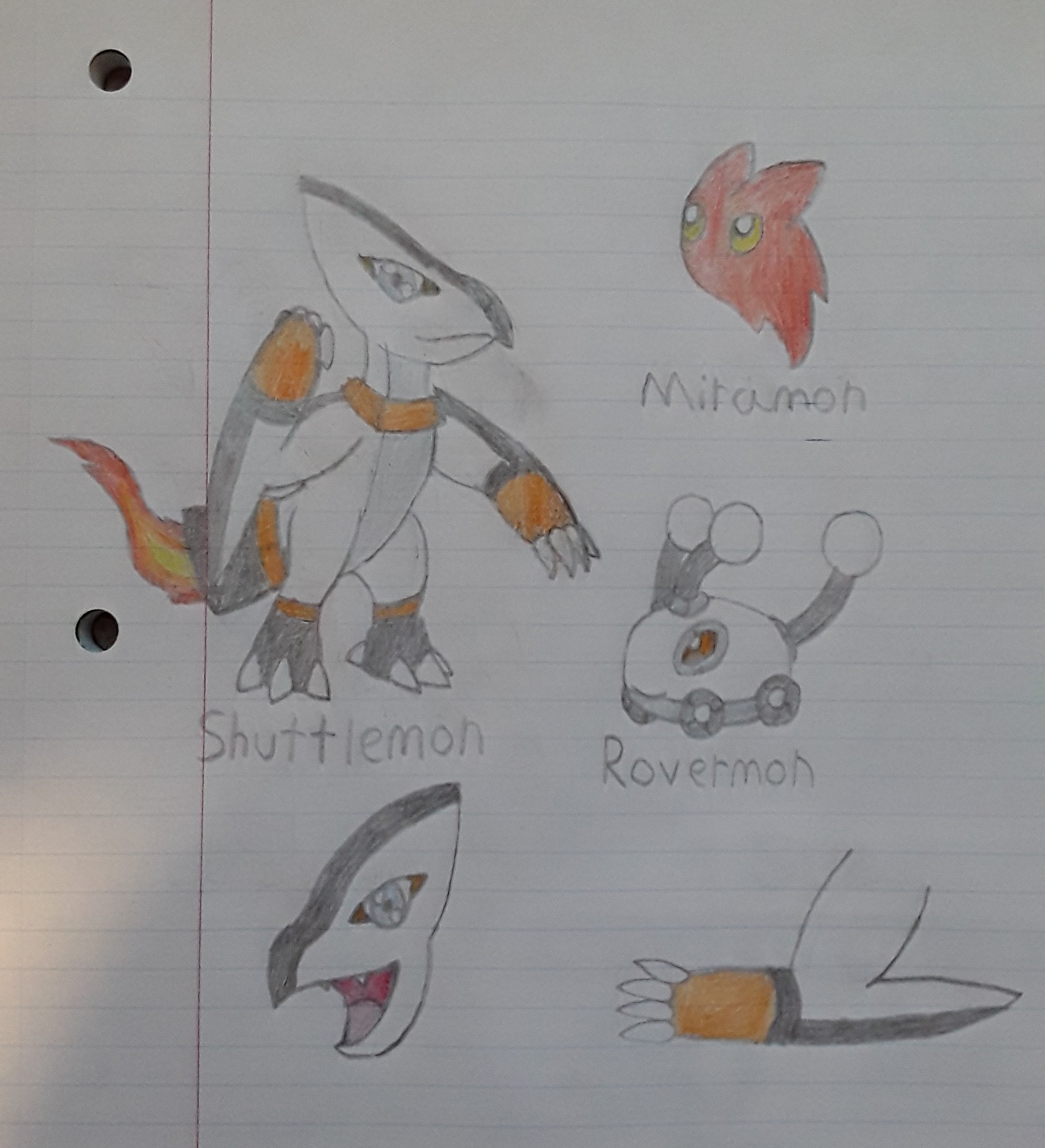 New Digifake: Shuttlemon Line (Fresh to Rookie) by RedParagonG on ...